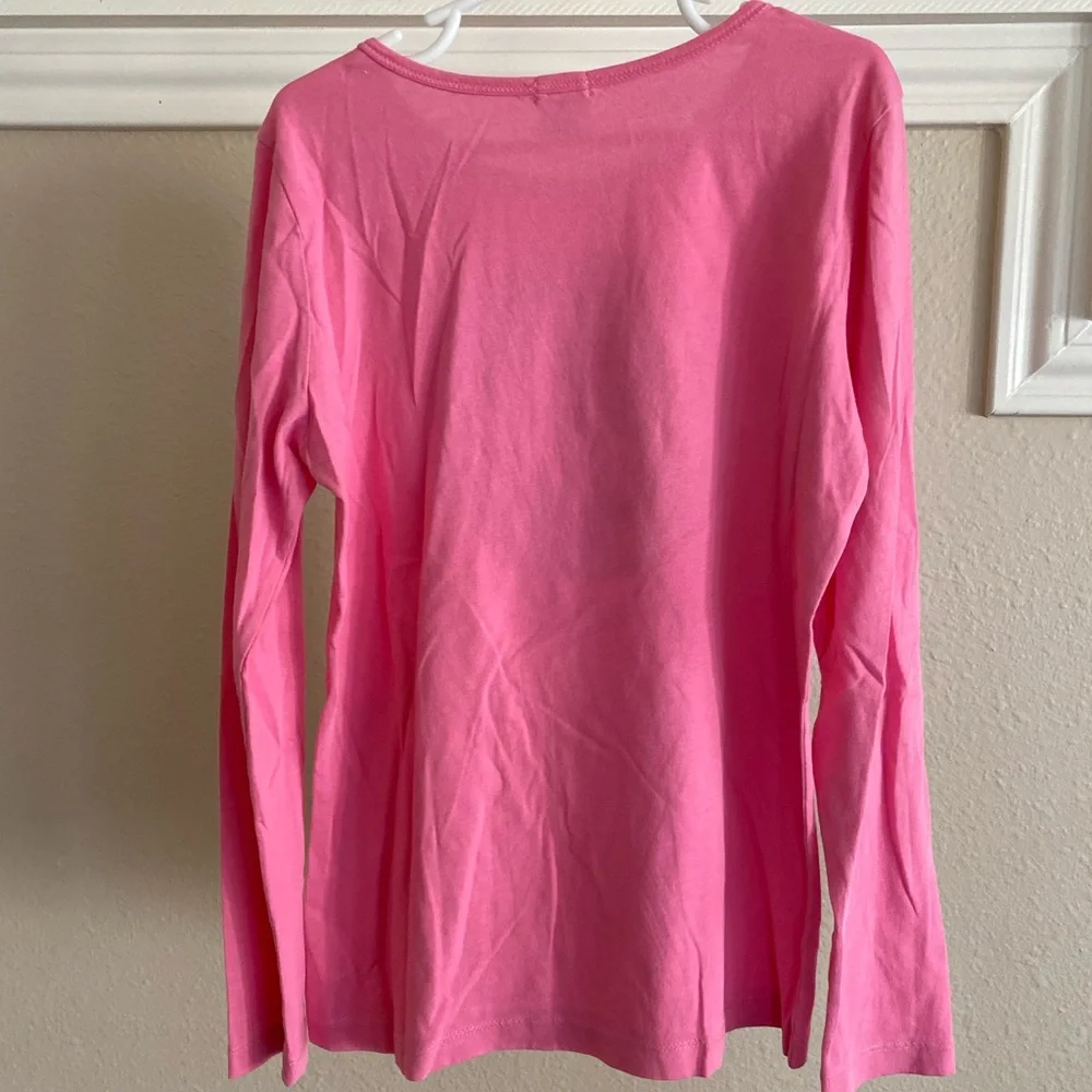 Girls J. Crew Crewcuts Smiley Face Sequin Tee - Picture 8 of 8